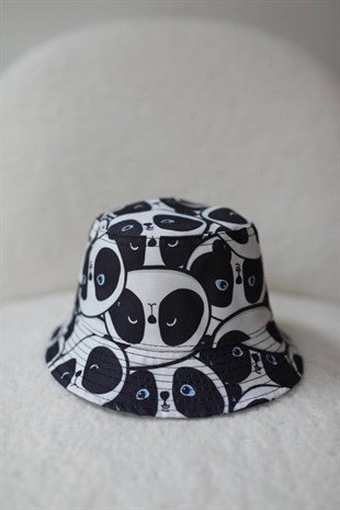 Panda Kadın Şapka - SİYAH